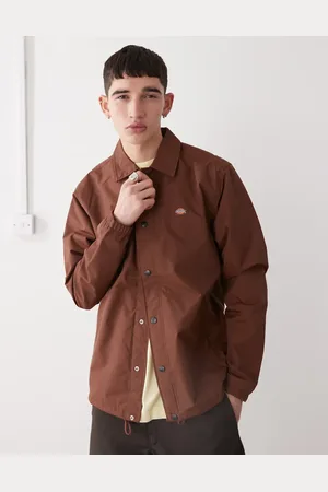 Dickies – Oakport – Trainerjacke in Cappuccinobraun