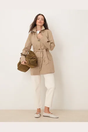 JDY – Trenchcoat in Hellbraun