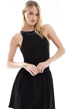 4th & Reckless – Ärmelloses Minikleid in mit Ringerrücken und tiefer Taille