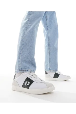 Fred Perry – B4 – Sneaker aus Leder und Wildleder in