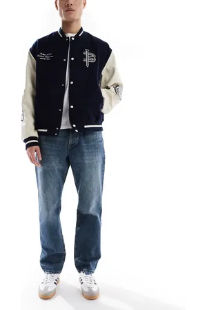 Only & Sons – Edge – Straight Jeans in blauer Vintage-Waschung