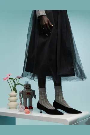 Bimba y Lola – Spitze Pumps in mit Kitten-Absatz