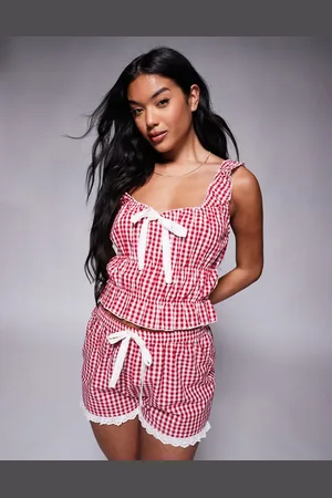 River Island – Loungewear-Set in , bestehend aus Camisole-Oberteil und Shorts