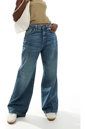 Cotton On Cotton On – Super-Baggy-Jeans in Blue Dusk Denim