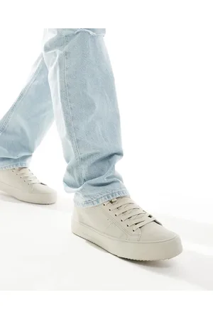Pull&Bear – Retro-Sneaker in Beige