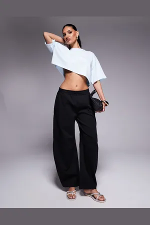 ASOS – Barrel-Jogginghose aus Interlock-Stoff in