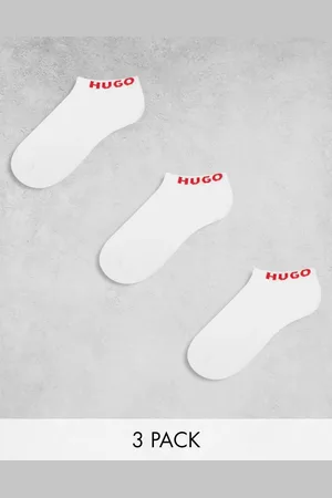HUGO BOSS HUGO Bodywear – 3er-Pack niedrige Socken in mit Logo