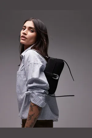 Topshop – Sophia – Schultertasche in mit Western-Schnalle