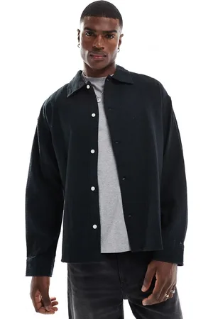 JACK & JONES – Strukturiertes Oversize-Hemd in