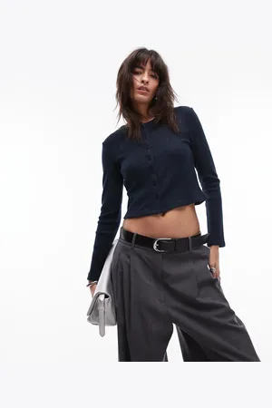 MANGO – Strickjacke in mit Rundhalsausschnitt