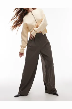 Topshop – Hose in mit Bundfalten