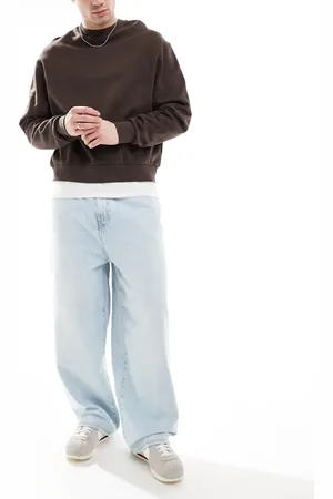 Only & Sons – Carl – Balloon Fit Jeans in hellblauer Waschung