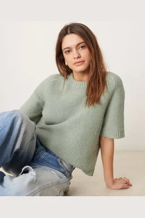 Abercrombie & Fitch – Strickoberteil in mit V-Ausschnitt