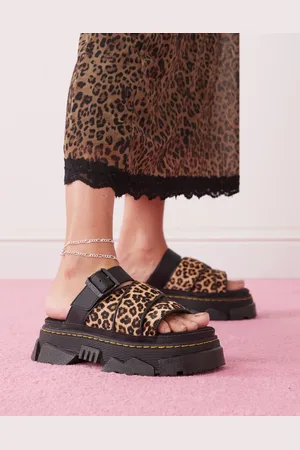 Dr. Martens Dr. Martens – Mattison – Slider mit Leopardenmuster