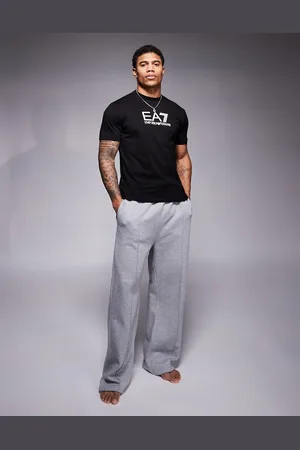 EA7 Armani – – T-Shirt mit mittigem Logo in