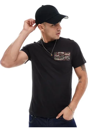 G-Star – T-Shirt in mit Topografie-Print