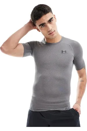 Under Armour – Heatgear – Kompressions-T-Shirt in Grau