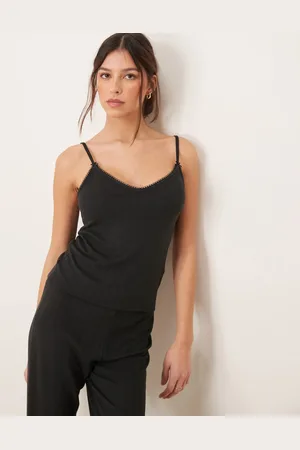 Abercrombie & Fitch – Nightwear – Camisole aus Pointelle in , Kombiteil
