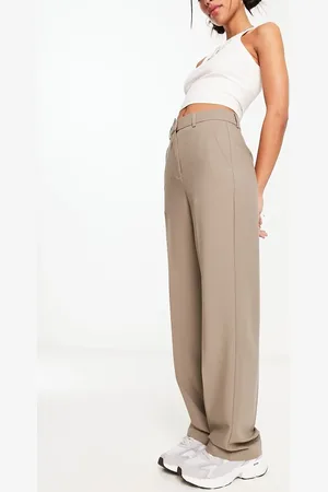 JJXX – Mary – Elegante Hose in Pilzbraun mit hohem Bund
