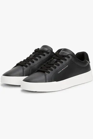 Tommy Hilfiger – Court-Sneaker aus kieselsteingekörntem Leder in
