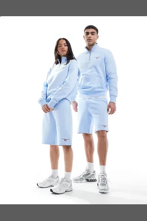 Ralph Lauren – Sport Capsule – Unisex – Sweatshorts in Hellblau mit kleinem Logo, Kombiteil