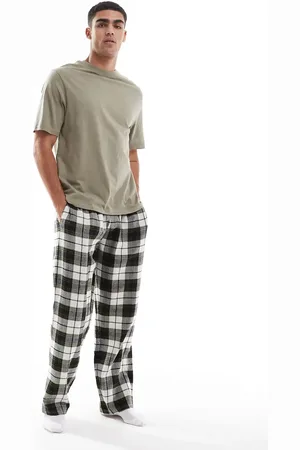 River Island – Karierter Pyjama in