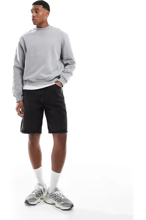 Pull&Bear – Weit geschnittene Jeans-Shorts in