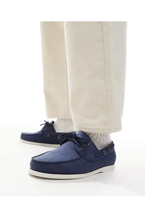 SEQWL – AFT Classic – Bootsschuhe in Nubuk-Marineblau