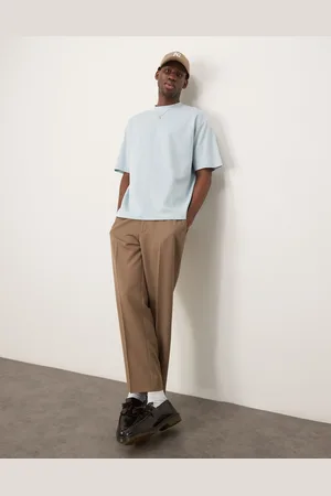 SELECTED – Schweres Oversize-T-Shirt in Hellblau