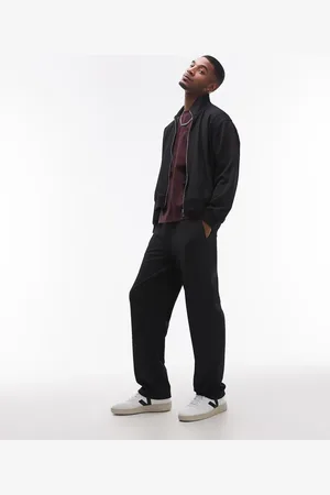 Topman – Jogginghose in mit geradem Schnitt und Micro-Waffelstruktur