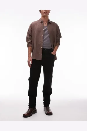 Topman – Schmal zulaufende Stretch-Jeans in