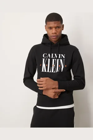 Calvin Klein – Kapuzenpullover in mit großer Logografik