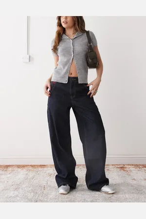 Miss Sixty – Denim-Jeans in dunkelblauer Waschung mit weitem Bein