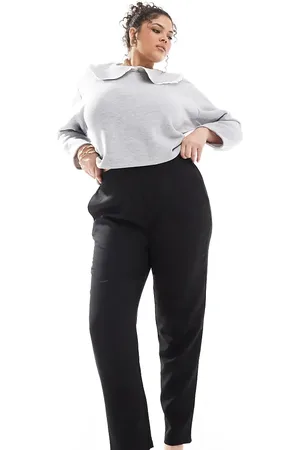 Yours – Schmal zulaufende Hose in mit Abnähern in der Taille
