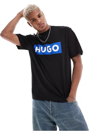 Hugo Blue – T-Shirt in mit Logo und lockerem Schnitt