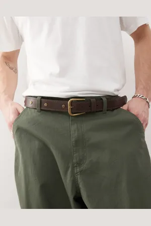 Dickies – Mit Nieten besetzter Gürtel in Dunkelbraun
