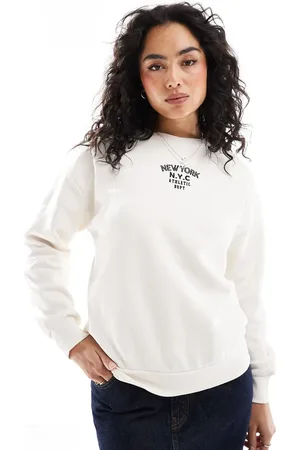 Brave Soul – Langärmliges Sweatshirt in Creme