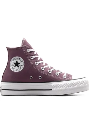 Converse – Chuck Taylor All Star Lift Platform – Sneaker in Trail Mixed/natürliches Elfenbeinweiß mit Plateausohle