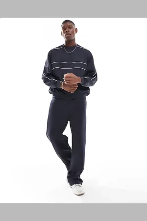 ASOS – Jogginghose aus Scuba-Stoff in mit weitem Bein, Kombiteil