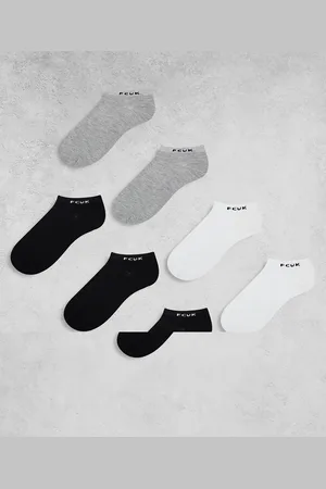 French Connection French Connection – 7er-Pack Sneaker-Socken in , Weiß und Grau
