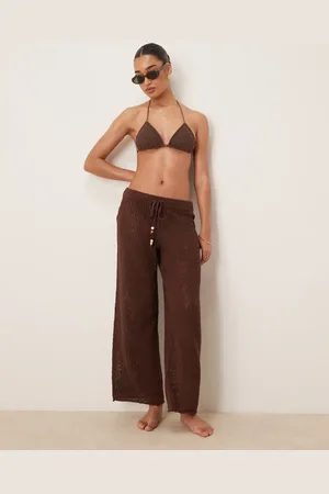 Abercrombie & Fitch – Transparente, gestrickte Badehose in