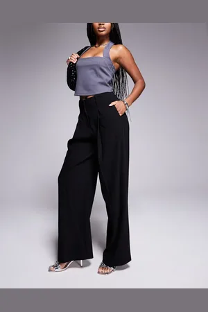 River Island – Elegante Hose in mit weitem Bein