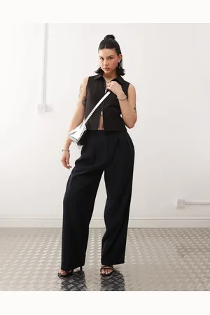Motel – Nala – Lockere Hose in mit weitem Bein und niedrigem Bund