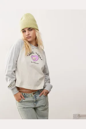 A Bathing Ape – Mehrfarbiges Langarmshirt mit kontrastierenden Raglanärmeln und Logo
