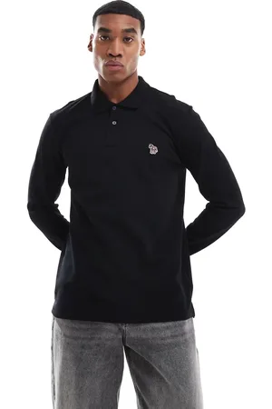 Paul Smith – Langärmliges Polohemd in mit Logo in regulärer Passform