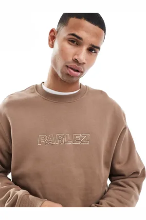 Parlez – Oversize-Sweatshirt in mit Logostickerei und Rundhalsausschnitt