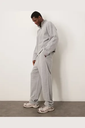 ASOS – Jogginghose in meliert mit geradem Bein