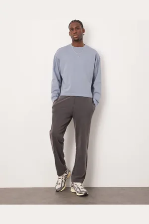 ASOS – Jogginghose in verwaschenem mit geradem Schnitt