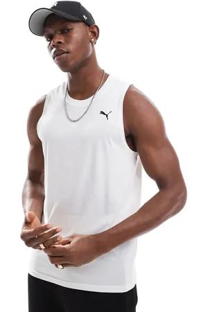 PUMA – Tech – Tanktop in mit Logo in Anthrazit