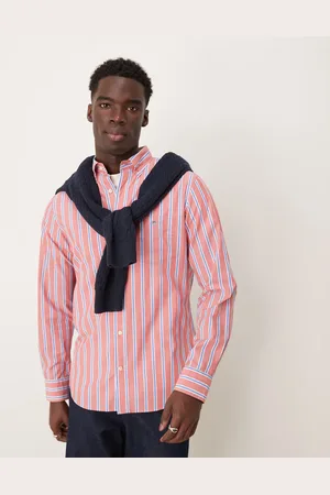 GANT – Gestreiftes Regular Fit Popeline-Shirt in mit Logo